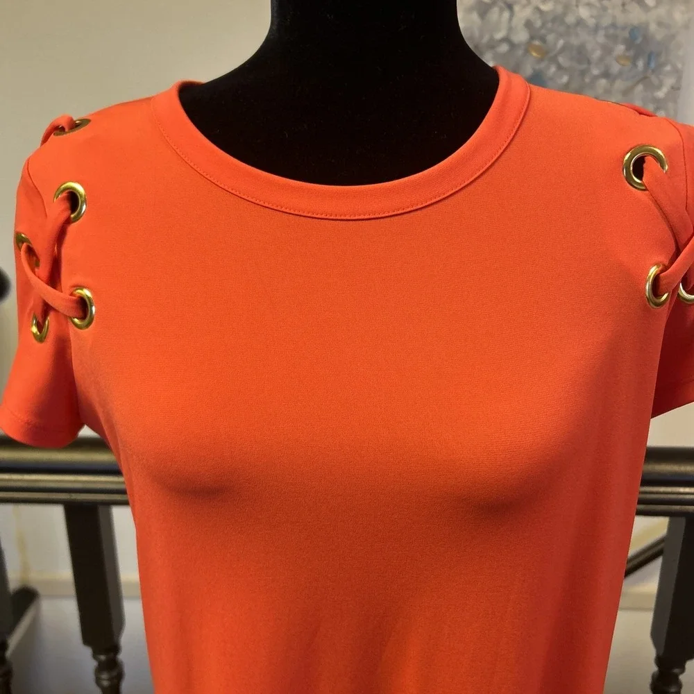 Michael Kors Womens‎ Dress Knit Coral Reef Sz M